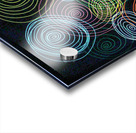 Abstract Colourful Spirals Acrylic print