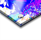 Abstract Blue Lilies                                                                                                                      Acrylic print