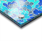 Abstract Blue Oak with Falling Leaves Acrylic print