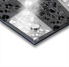 Abstract Monochrome Neurographic Design Acrylic print