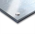  Abstract Linear Inverted Long Grass In the Mist Acrylic print