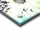 White Daisy Dark Centred on an Abstract Background Acrylic print