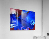  Abstract Colour Popping Lilies Acrylic Print