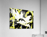 Abstract Neon Daisy Flower Acrylic Print