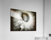 Darker Disintegrating Moon Acrylic Print
