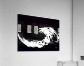 Abstract Swirling Monochrome Melting Forest  Acrylic Print