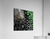 That Star Pattern in Green Acrylic Print