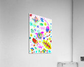 Abstract Decorative Whimsical Flowers Acrylic Print