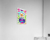 Abstract Vibrant Florals Acrylic Print