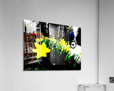  Abstract Cycling in the Scottish Highlands                                                                                                                     Acrylic Print