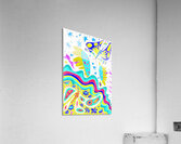 Abstract Vibrant Butterflies Acrylic Print