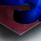  Abstract Colour Popping Lilies Metal print