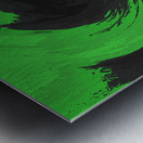 Abstract Swirling Dynamic Melting Forest  Metal print