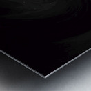 Abstract Swirling Monochrome Melting Forest  Metal print