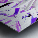 Cool Vivid Abstract Daisy Metal print