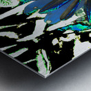 Cool Abstract Daisy Flower Metal print