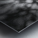 Abstract Shadows in Black and White Metal print
