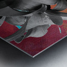 Darkly Inverted Poster Colour Lilies Metal print