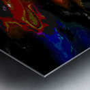 Abstract Vibrant Bold Colours Metal print