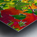 Abstract Vibrant Ivy  Metal print