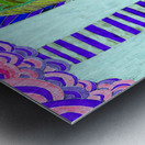 Abstract Egyptian Dog Too Metal print