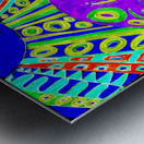 Abstract Vibrant Surreal Nature Metal print