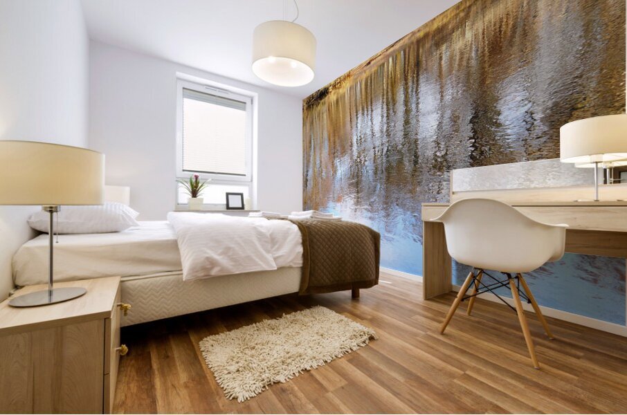 River Speys Spring Reflections                                                                                                                  Mural print