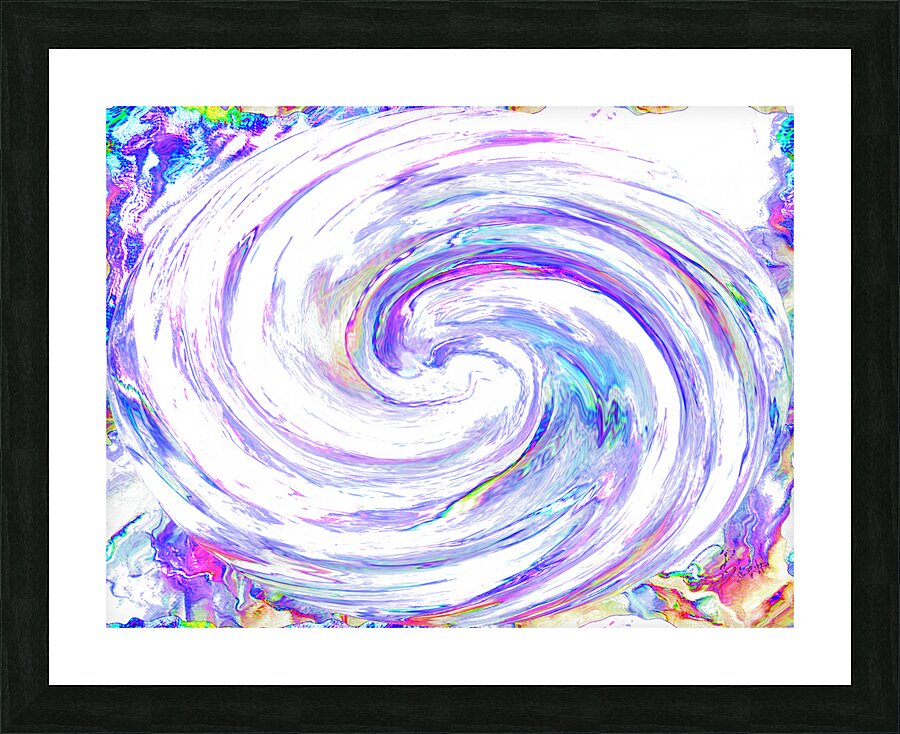 Abstract Dynamic Long Grass Picture Frame print