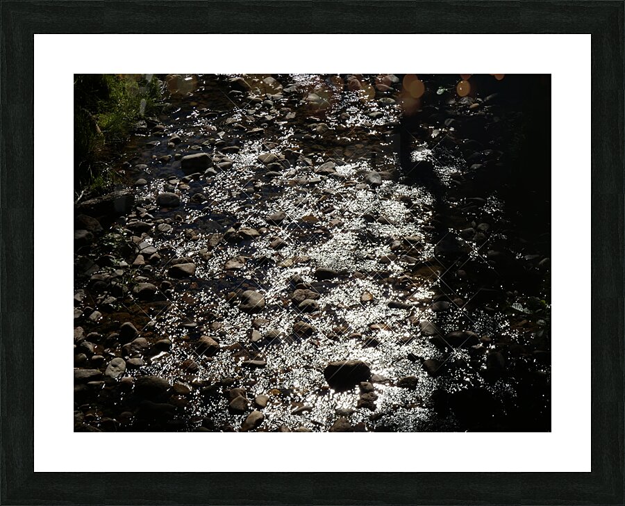 Sparking Water of the Scottish Highlands Picture Frame print