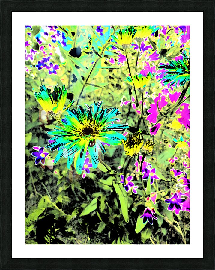 Abstract Surreal Blossoms Picture Frame print