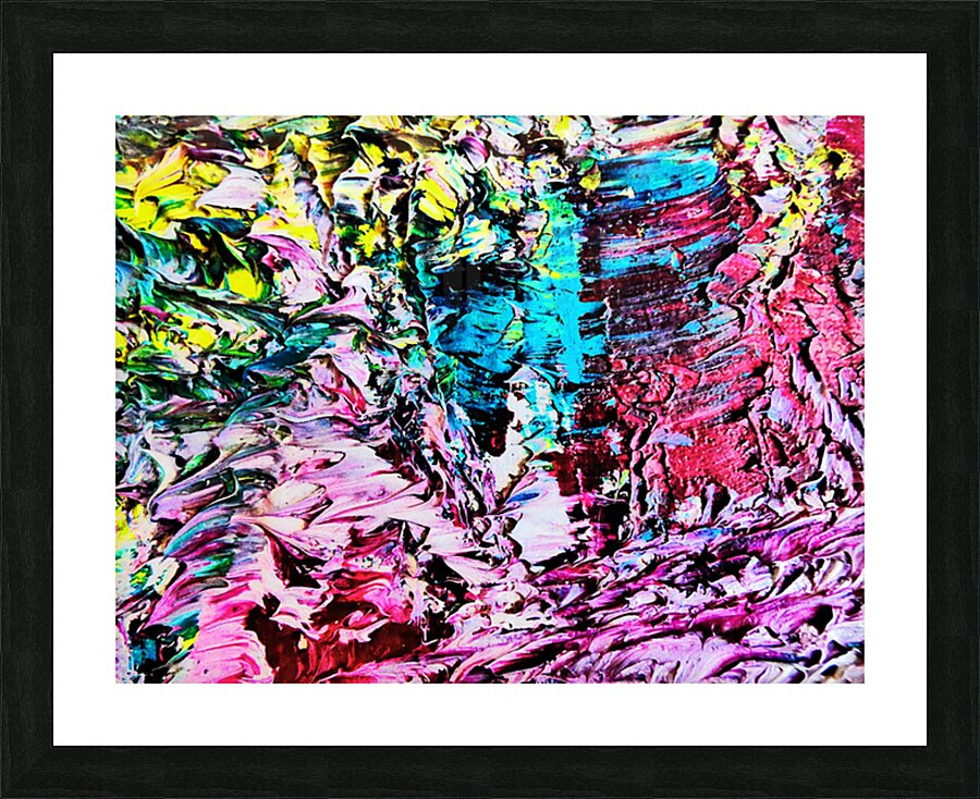 Colourful Old Bodach of Albany Picture Frame print