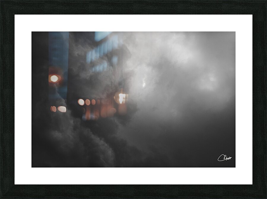 Storms a Brewing  Picture Frame print
