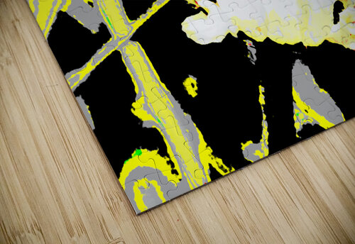 Abstract Neon Daisy Flower Catriona Roberts Nature Photography and Designs puzzle