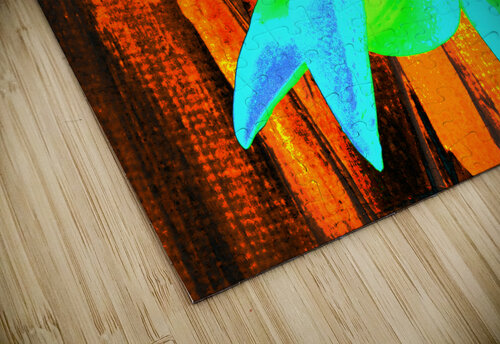 Abstract Vibrant Neon  Trio of Lilies Catriona Roberts Nature Photography and Designs puzzle