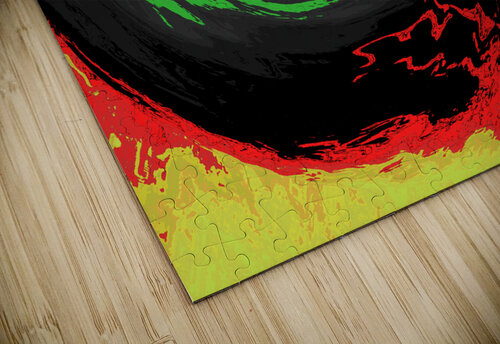 Abstract Swirling Dynamic Melting Forest  Catriona Roberts Nature Photography and Designs puzzle