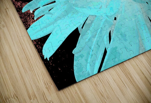 Abstract Turquoise Daisy Flower Catriona Roberts Nature Photography and Designs puzzle