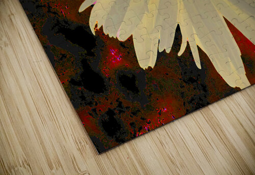 Abstract Orange Daisy with Abstract Background Catriona Roberts Nature Photography and Designs puzzle