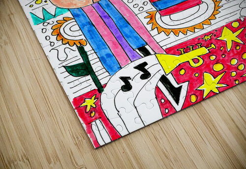 Abstract Doodle Art Elements Catriona Roberts Nature Photography and Designs puzzle