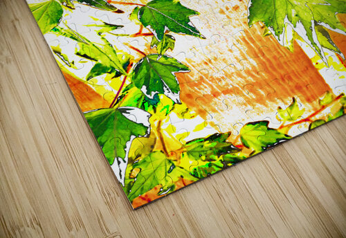 Abstract Vibrant Ivy  Catriona Roberts Nature Photography and Designs puzzle