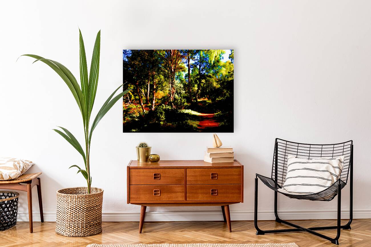 Impressionistic Abstract Landscape Too  Reproduction