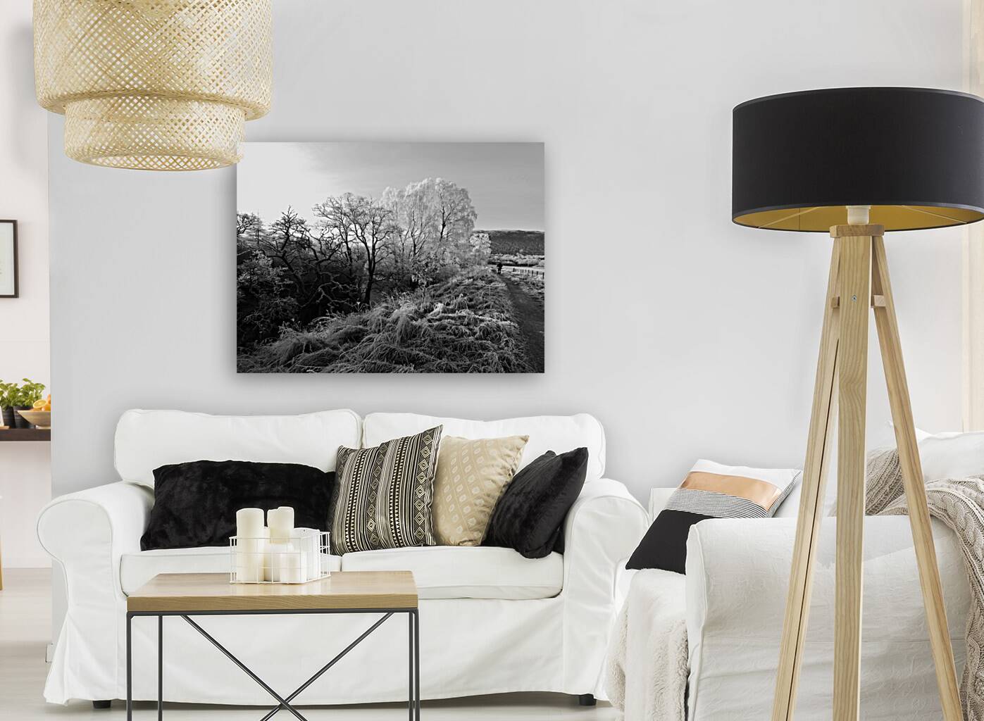 Frosty Morning in the Scottish Highlands Reproduction