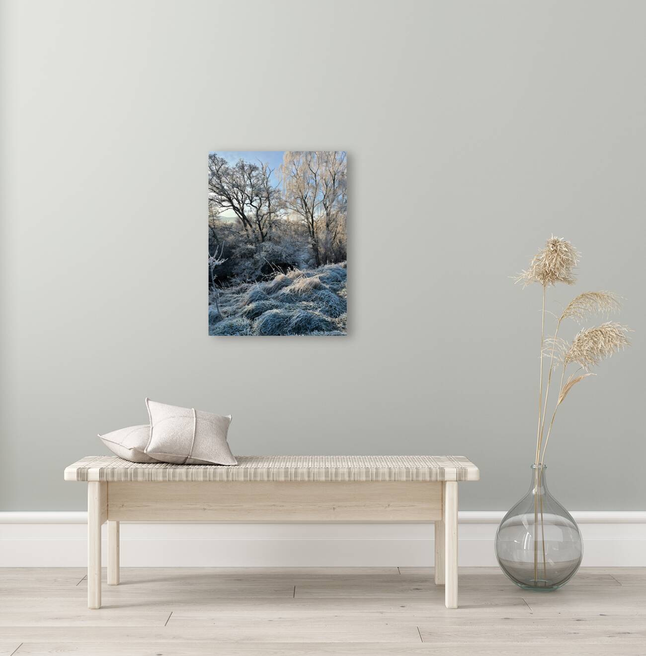 Winters Frosty Nature in the Scottish Highlands  Reproduction