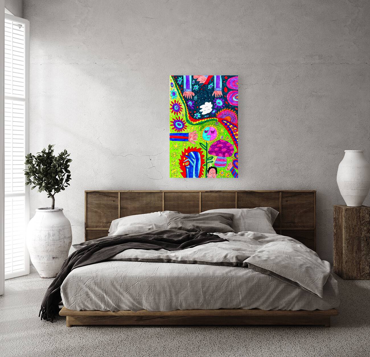 Abstract Psychedelic Imagination Reproduction