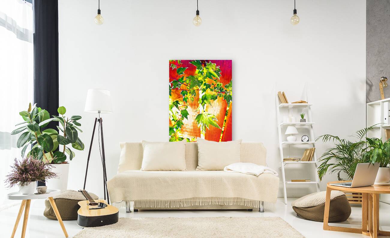 Abstract Vibrant Ivy  Reproduction