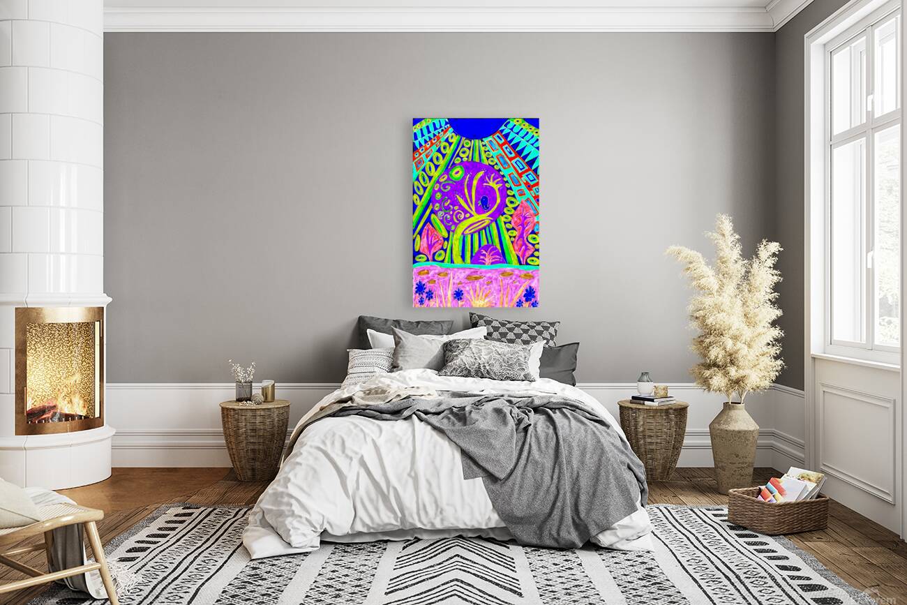 Abstract Vibrant Surreal Nature Reproduction