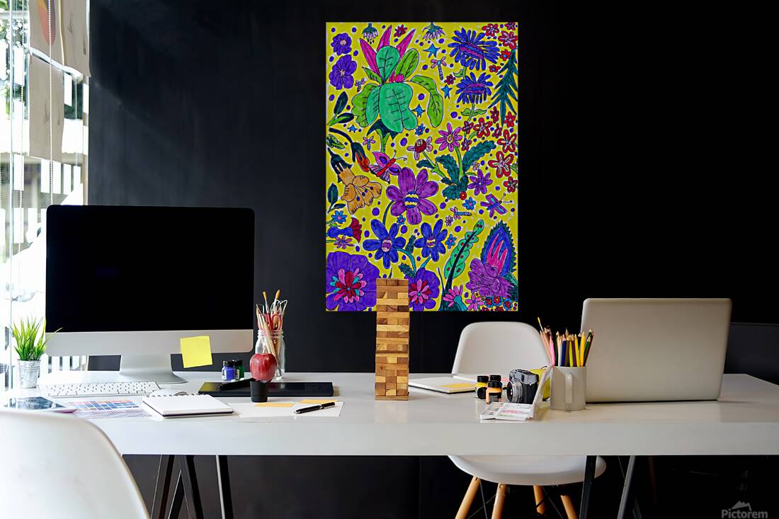 Abstract Floral Display Reproduction