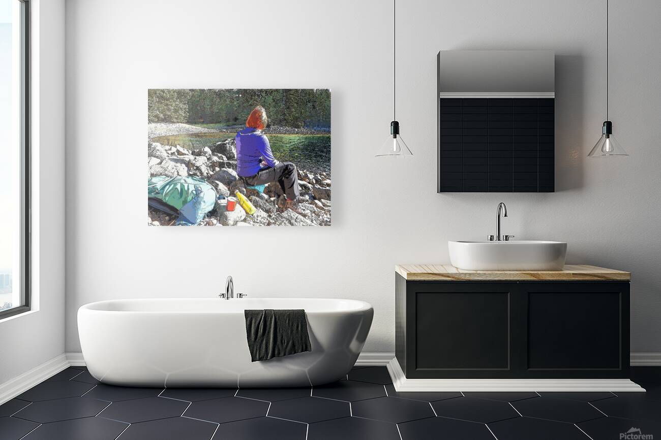 Scenes from the Trail-  Taking a Rest                                                                                                               Reproduction