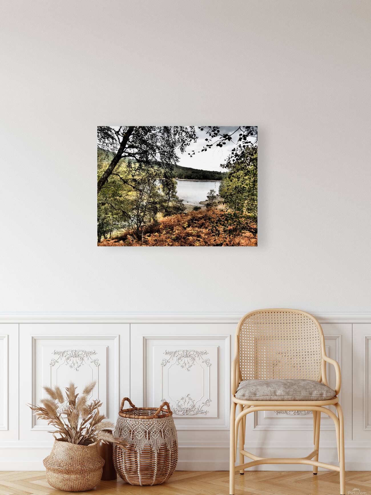 Loch Vaa Autumnal View                                                                                                                      Reproduction