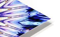 Abstract Blue and Purple Mandala Design HD Metal print