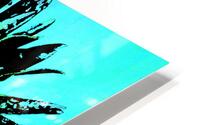 Abstract Daisy Green Centre HD Metal print